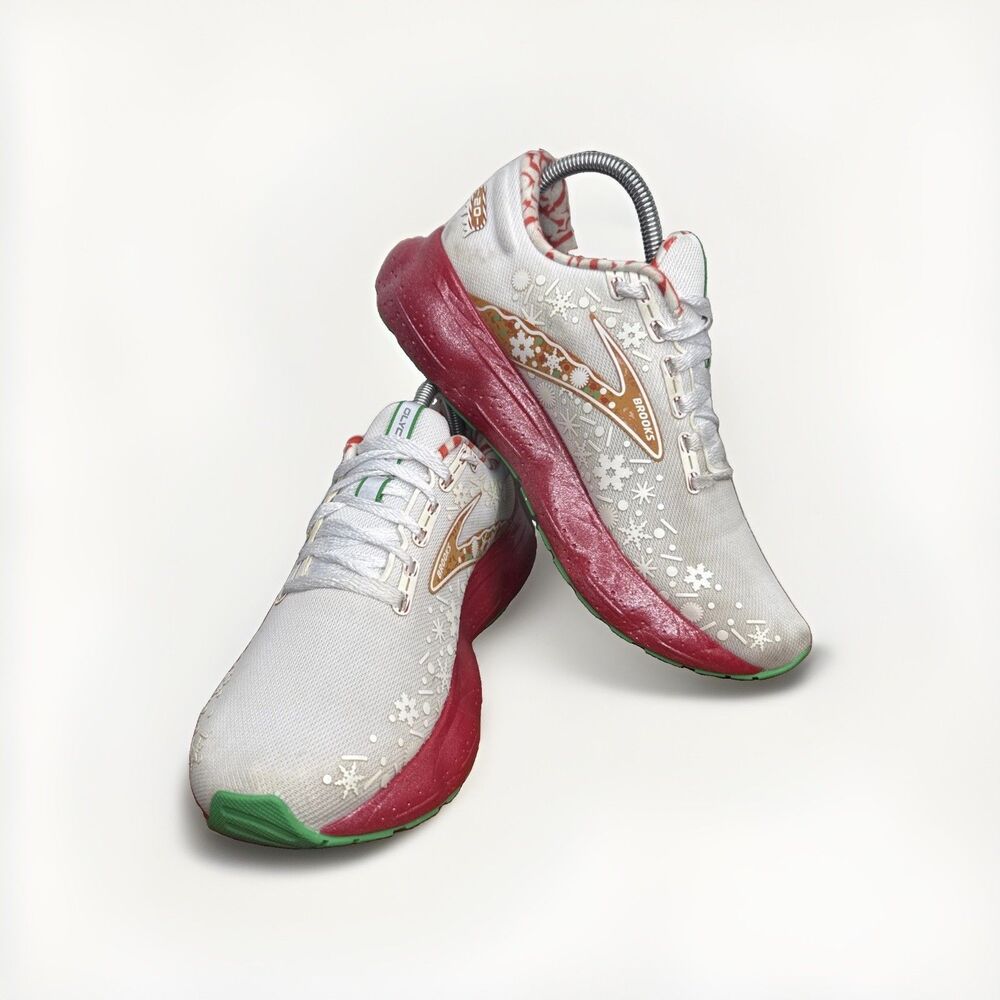 Brooks Glycerin 20 Run Merry Christmas Womens 10 Running Shoes 1203691B683 Holid